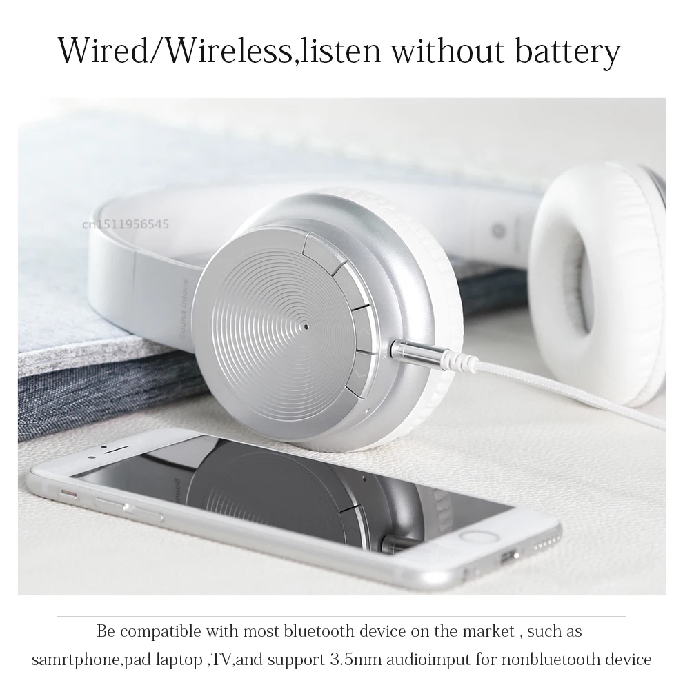 P30 Беспроводной наушники Bluetooth бас стерео С микрофоном для ПК Мобильный телефон
