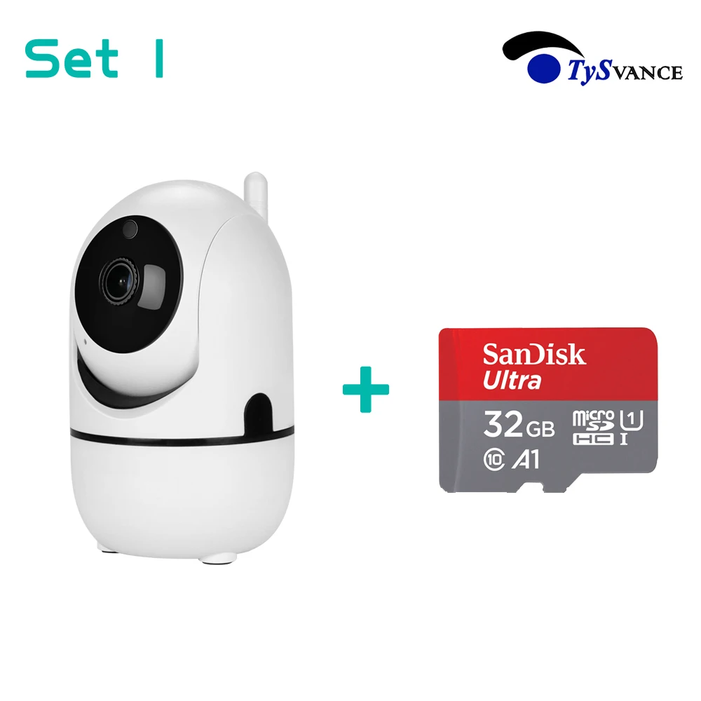 IP камера облачная Беспроводная с поддержкой Wi Fi 1080P 32 ГБ 2 МП|Камеры
