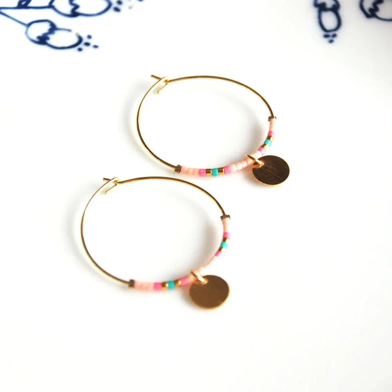 Золотые модные искусственные бусины ручной работы в японском стиле Миюки делька для женщин подарок