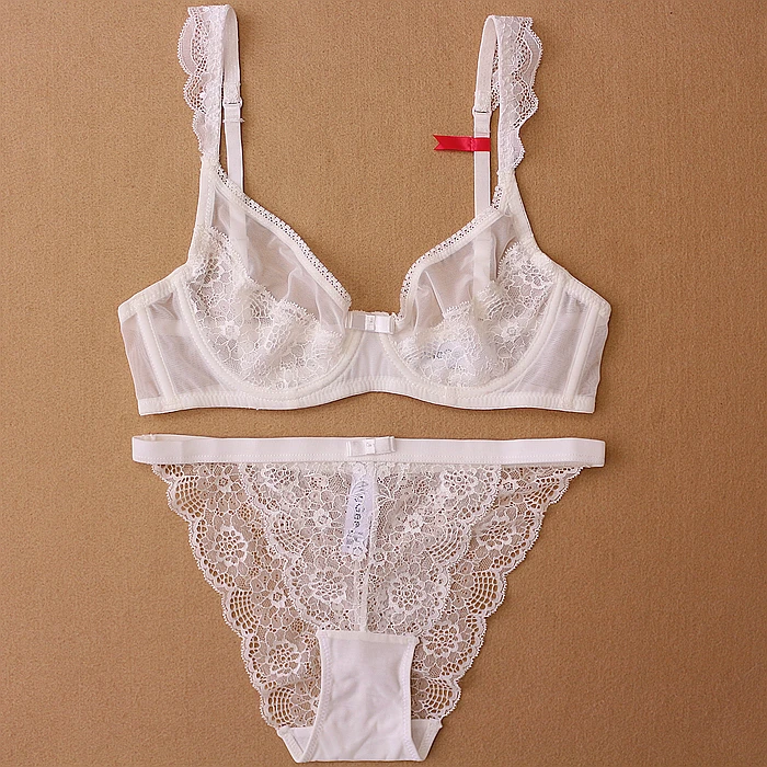 Белый роскошный сексуальный бесшовный сетчатый бюстгальтер/Нижнее белье