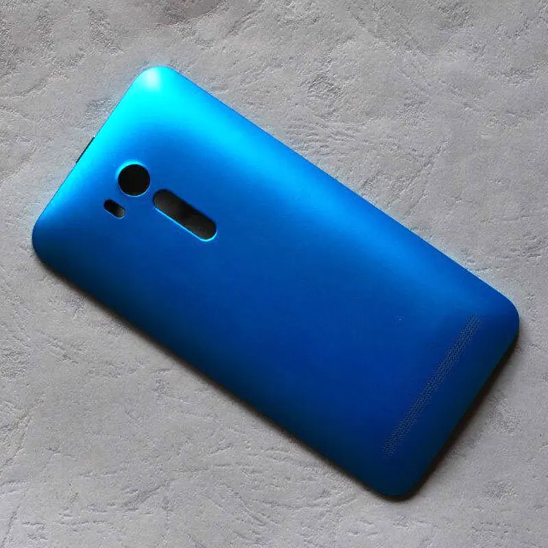 BINYEAE Батарея Крышка для Asus ZenFone Go ТВ ZB551KL сзади Корпус сзади чехол Дверь без боковых кнопок ZB551KL Запасная часть - Цвет: blue