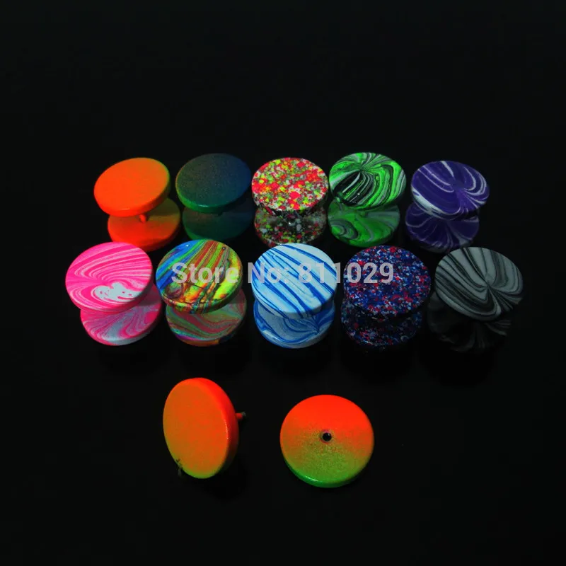 Бесплатная доставка оптовая продажа калибры для пирсинга 20 шт. смешанные 8 новых