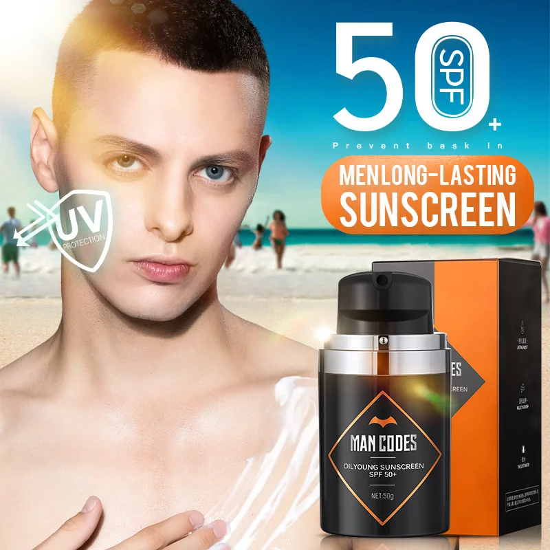 50 г мужской солнцезащитный крем для лица и тела SPF + защита от УФ лучей