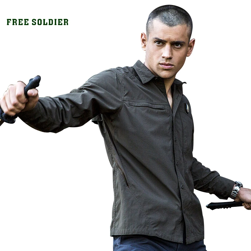 FREE SOLDIER Ветровка для альпинизма и лагеря с мягкой оболочкой из акульей кожи