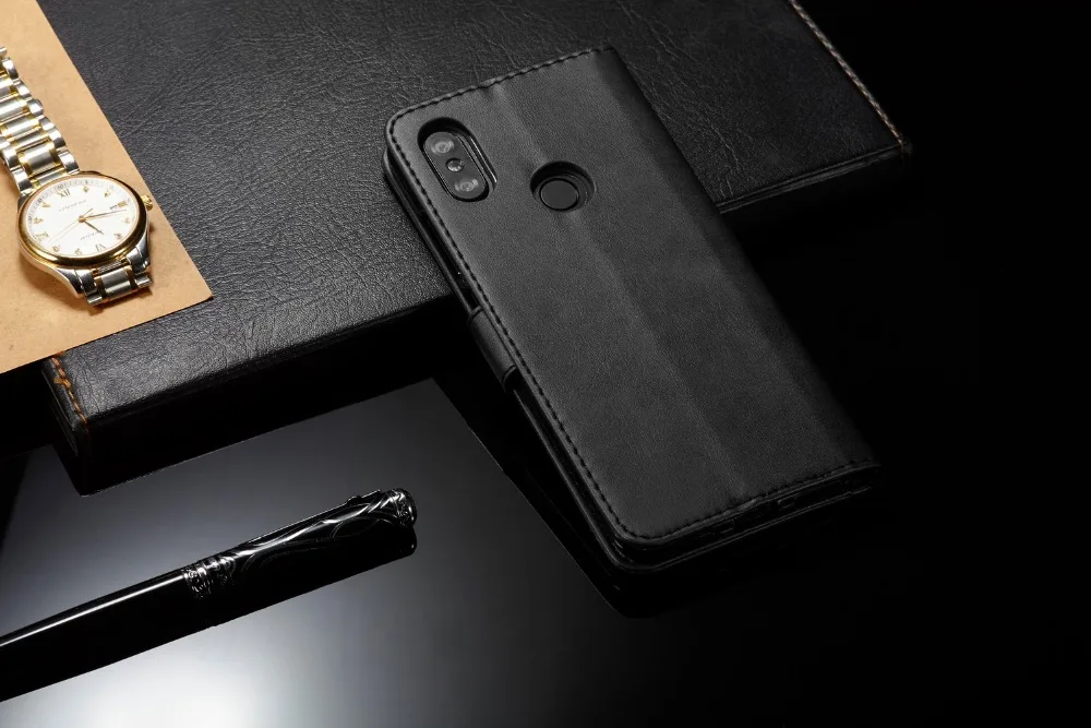 Ретро Кожаный флип-чехол для Xiaomi Mi A2 слот для карт Coque кошелек Чехол Xiaomi Mi A2 чехол Hoesje Funda Xiaomi Mi 6X чехол