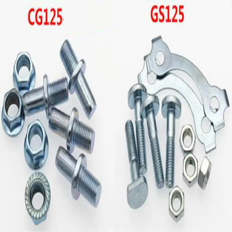 

motorcycle CG 125cc GS 125cc 125 screw sprocket nut Chain plate nuts free shipping
