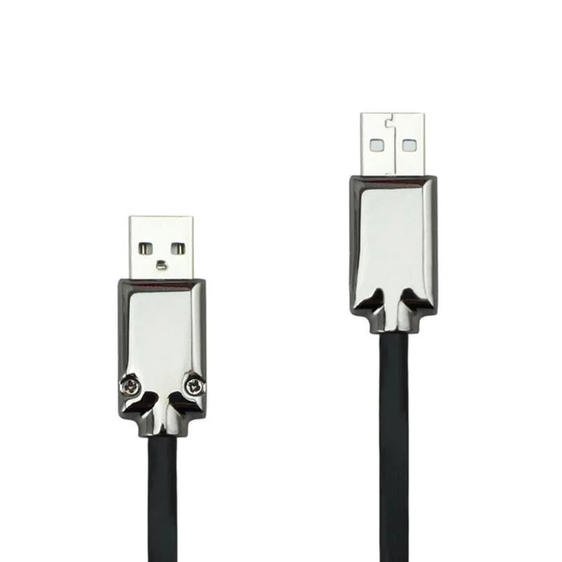JSJ двойной мужской usb кабель USB2.0 линия передачи данных Мужской для общественного