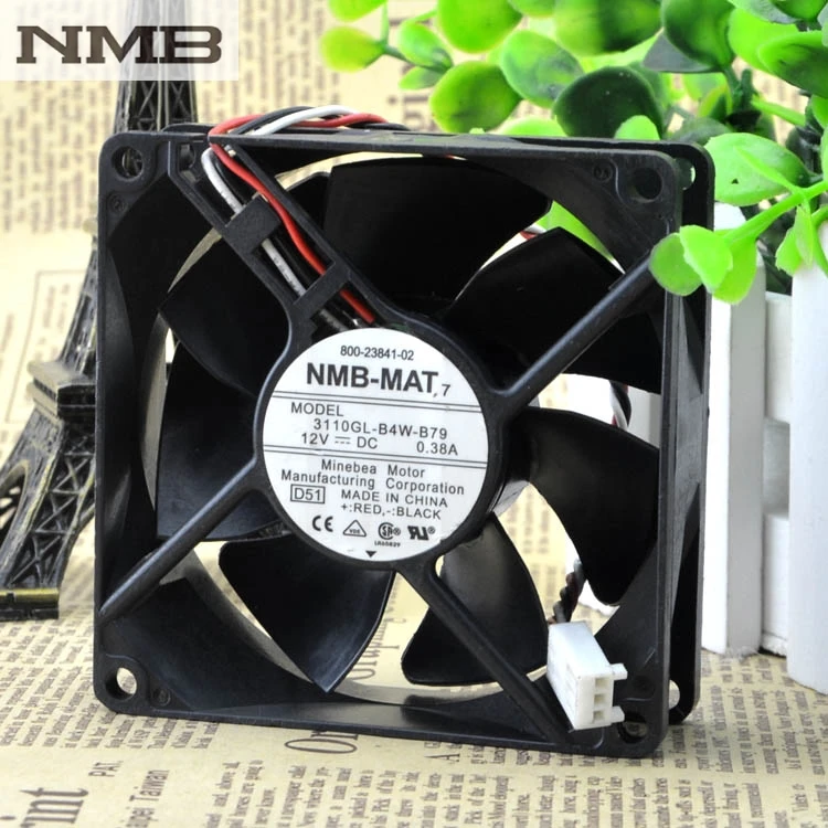 Оригинальный Для NMB 8025 8 см 80 мм 3110KL 04W B79 2851 2821 переключатель DC 12V 0.38A инвертор