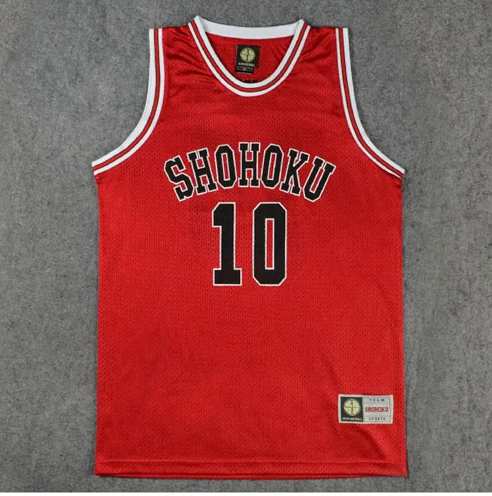 Аниме SLAM DUNK Shohoku Sakuragi Джерси для косплея Hanamichi рубашка Спортивная одежда Униформа костюм для косплея Джерси newSchool Баскетбол