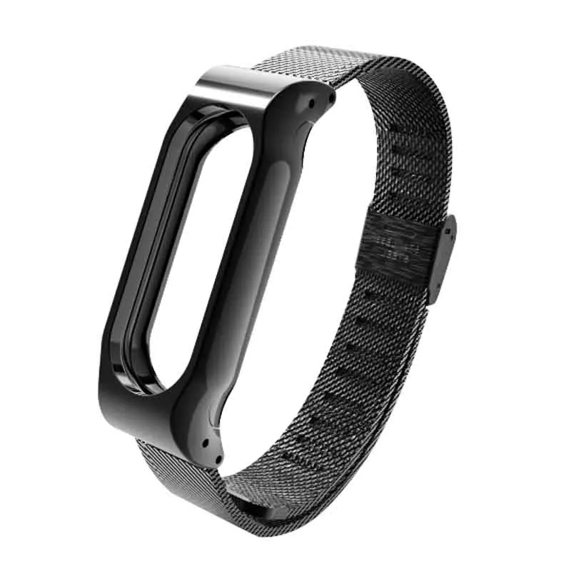 Металлический магнитный браслет Pulsera Correa Mi Band 2 ремешка спортивные часы наручные