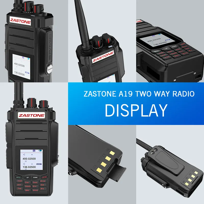 Zastone A19 10w двухсторонняя рация 136 174/400 480mhz UHF VHF Ham портативная 5 10km 2800mah|Рации| |