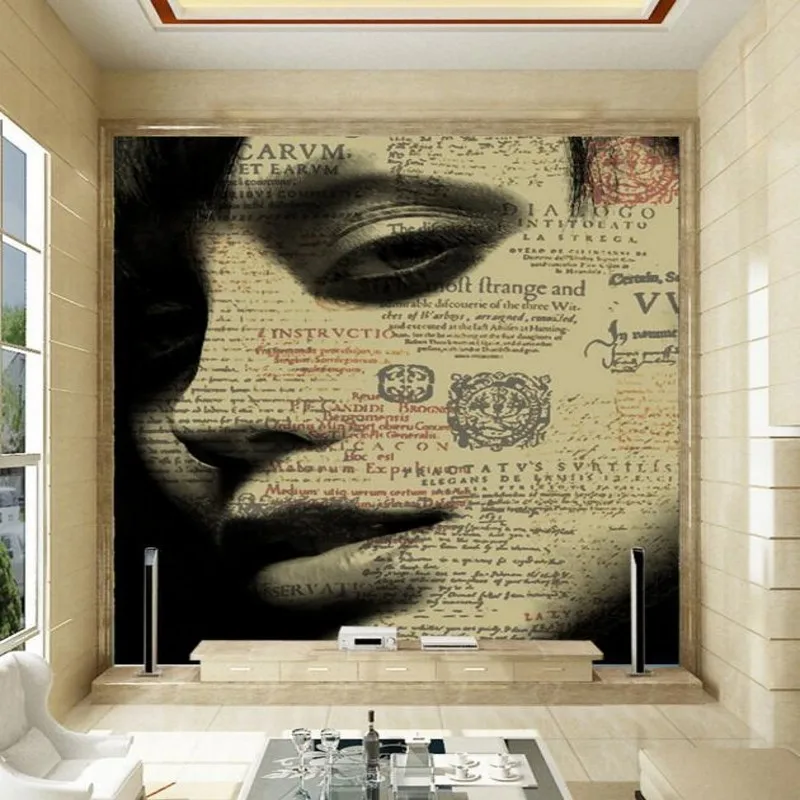 

Фото обои Европа современный простой дизайн обои черно-белый ТВ фон пользовательские обои росписи