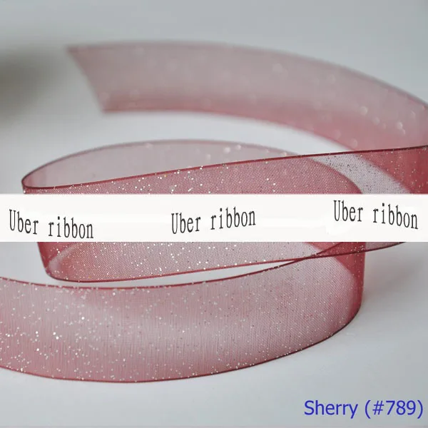 [IuBuFiGo] 1 1/2 &quot(38 мм) Серебряная Блестящая лента из органзы с принтом головные уборы