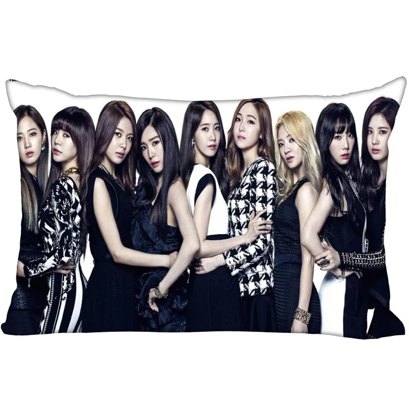 

Популярная Корейская атласная наволочка поколения для девочек, размер 35x45 см (одна сторона), шелковая наволочка на молнии с принтом, наволоч...