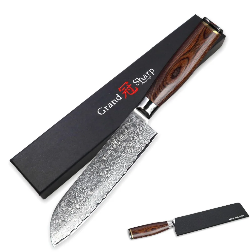 4 Pcs Kitchen Knife Set Chef Santoku Utility Boning Japanese Steel Damascus Knives 67 Layers vg10 Cooking Tools | Дом и сад