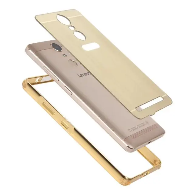 Мода покрытие металла Алюминий бампер + Матовый PC акрил 2in1 Чехол для Xiaomi Redmi Note 4x