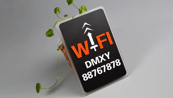 Wifi беспроводной сетевой Знак Бесплатная Настенная Наклейка широкополосный