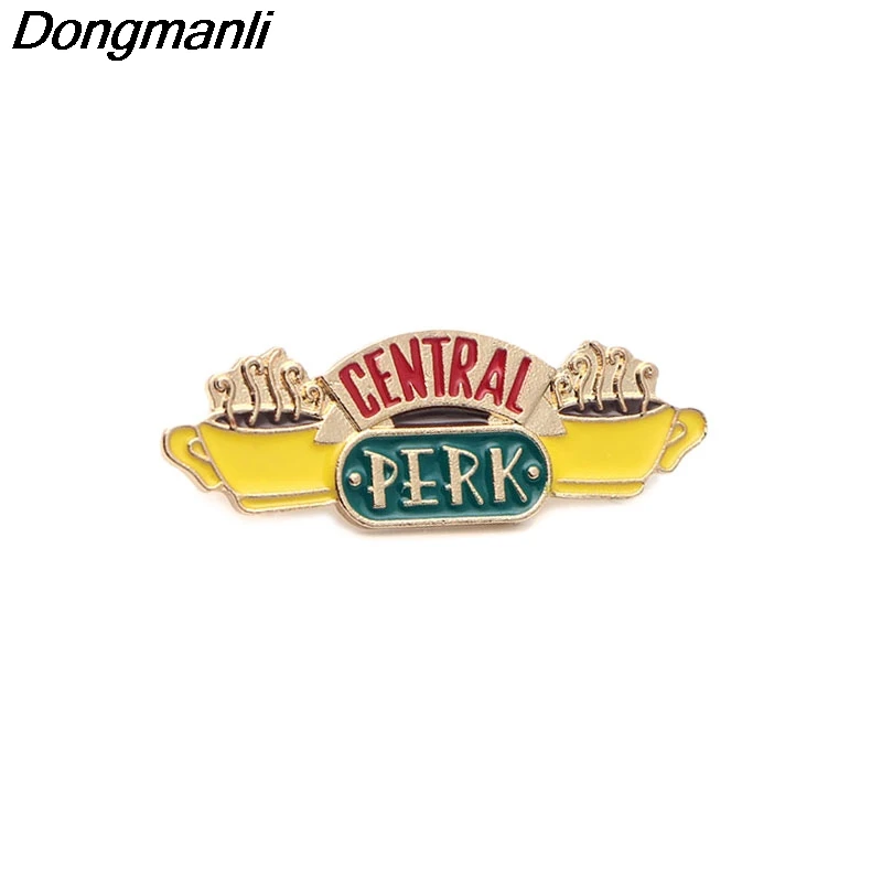 P2848 Dongmanli Friends TV Show ювелирные изделия металлические эмалированные булавки и броши
