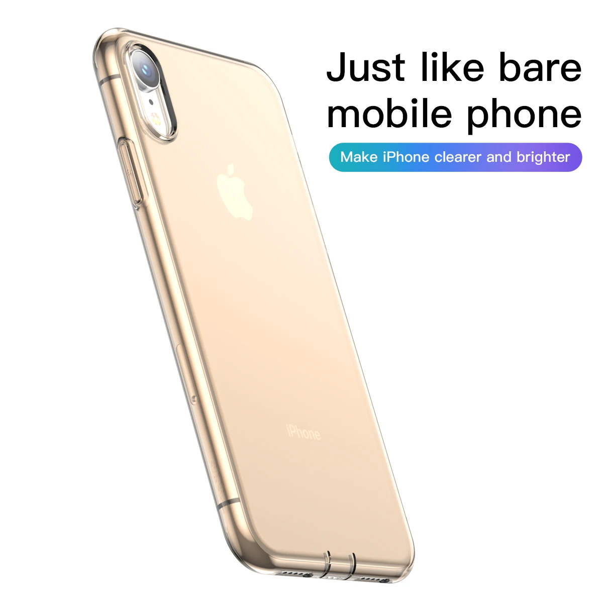 BASEUS простота для iPhone 5 8 xs max xr чехол прозрачный TPU с пылью плагин мобильного Xr |