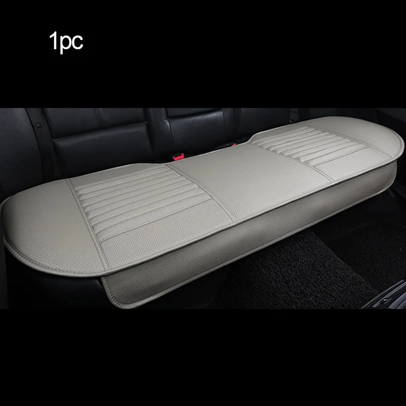1pc Rear Gray 5D Чехлы для автомобильных сидений универсальные кожаные чехлы для сидений четыре сезона наборы подушек чехлы для сидений автомобиля аксессуары для авто - Название цвета: 1pc Rear Gray