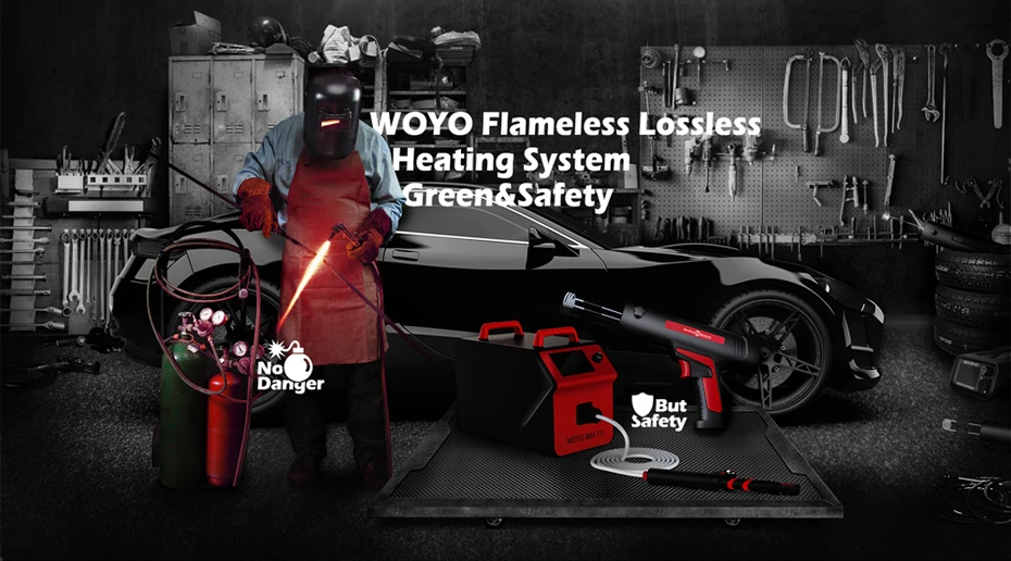 WOYO индукционный нагревательный болт для ржавых/замороженных/коррозионных болтов/гаек портативный листового металла инструменты от автомобиля и машины