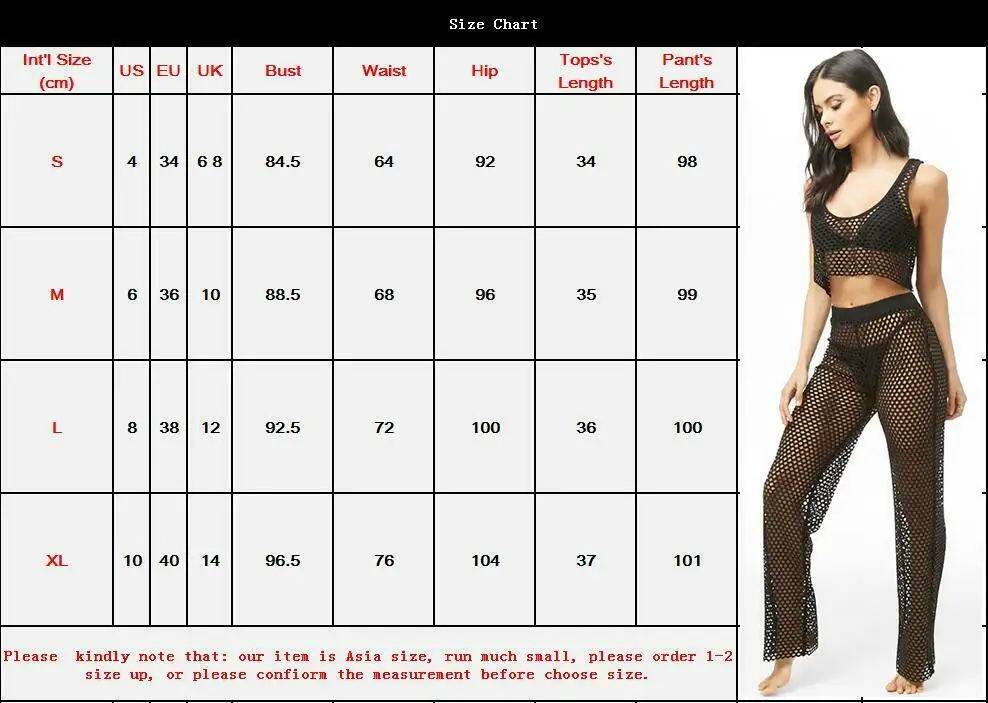 Новинка лидер продаж женский прозрачный жилет и длинные брюки Пляжная накидка