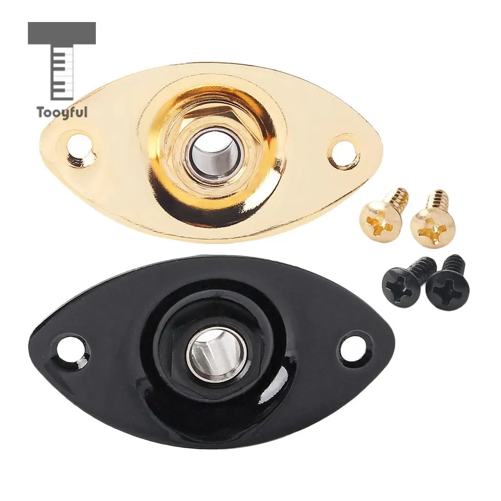 

Tooyful овальная 1/4 '6,35 мм электрическая гитара укулеле разъем вход/выход разъем для гитары аксессуары для обновления DIY запчасти