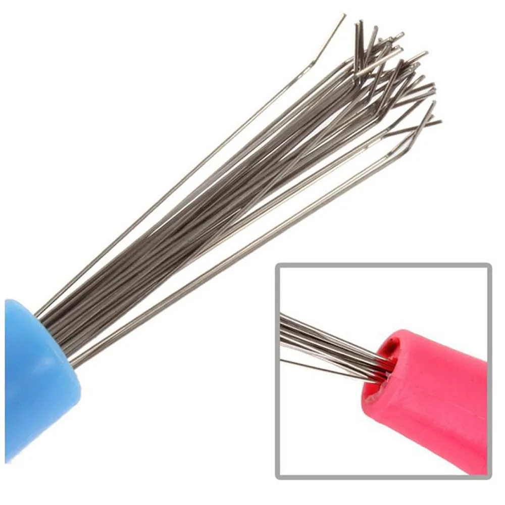 

1 Pc Fashion New Hair Brush Comb Cleaner Embedded Tool Plastic Cleaning Removable Handle Random Color With High Quality Handle