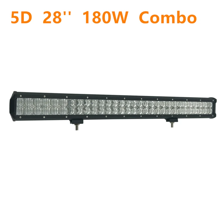 180W No Wiring Kit Высокое качество 5D 4 ''6,5'' 12 ''17'' 20 ''28'' прямой светодиодный рабочий свет бар для бездорожья ATV автомобиля лодки грузовик внедорожник 4WD 4x4 Trator - Цвет: 180W No Wiring Kit
