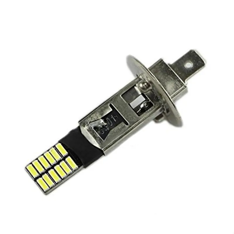 4 шт. супер белые 6500K H1 H3 24 SMD светодиодные противотуманные фары DRL Canbus|super white|replacing