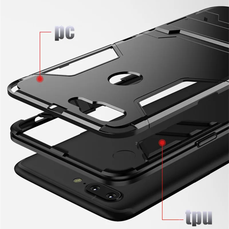 Защитный чехол для Oneplus 5 роскошный противоударный Гибридный ТПУ силиконовый