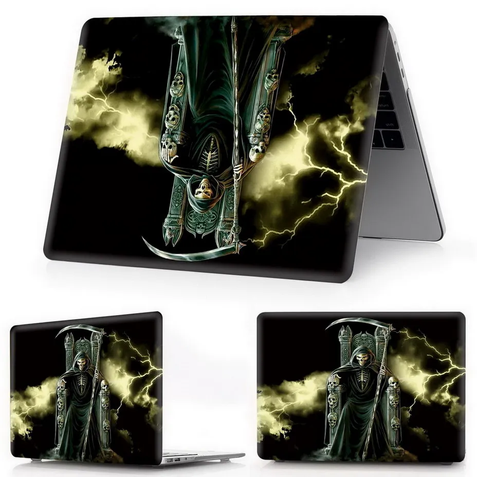 shandiansishen Цветная печать Хэллоуин чехол для ноутбука Macbook Air 11 13 Pro retina 12 13 15 дюймов цвета Touch BarNew Pro 13 15 New Air 13 - Цвет: shandiansishen