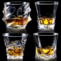 glass lead free crystal creative individuality square whisky wine cup special shaped spirit cocktail shaped mug novelty travel