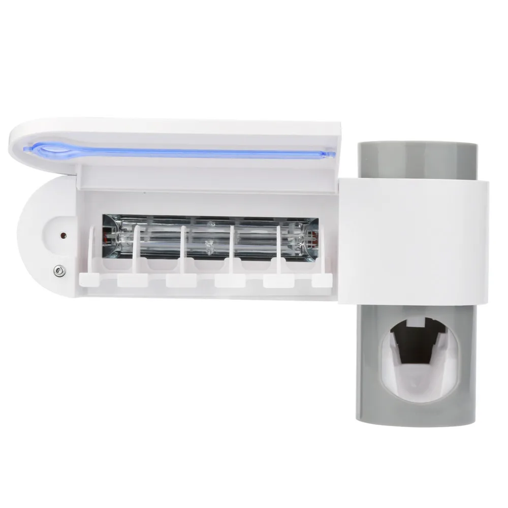 1 Set Dental UV Ultraviolet Toothbrush Sanitizer Sterilizer Cleaner Storage Holder bathrooom tooth brush sterilize rack shelf | Дом и сад