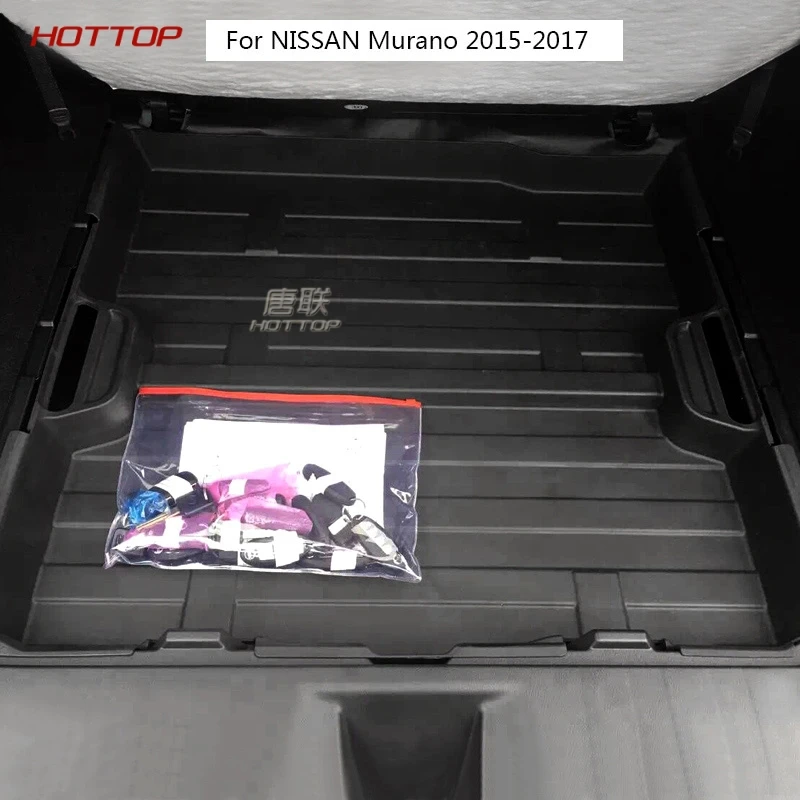 Из АБС-пластика для хранения багажа в багажник автомобиля коробка для nissan murano z52 - Название цвета: 15 17 black 1pc