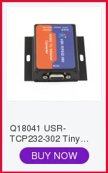 10 шт. USR-TCP232-302 маленький размер Последовательный RS232 для Ethernet TCP IP Серверный модуль Ethernet конвертер Поддержка DHCP/DNS Q18041-10