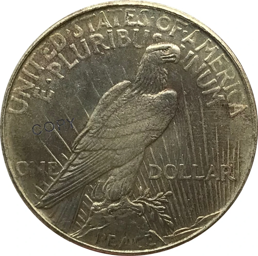 1924 Соединенные Штаты 1 один доллар мира свободы предметы коллекционирования из