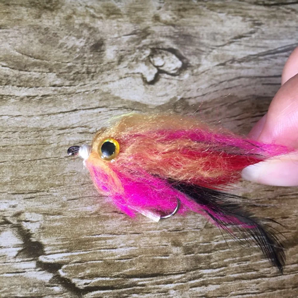1Pc 10cm Trout Fishing Lure Steelhead Salmon Pike Streamer Fly Flies Single Dry Bait with Hook | Спорт и развлечения