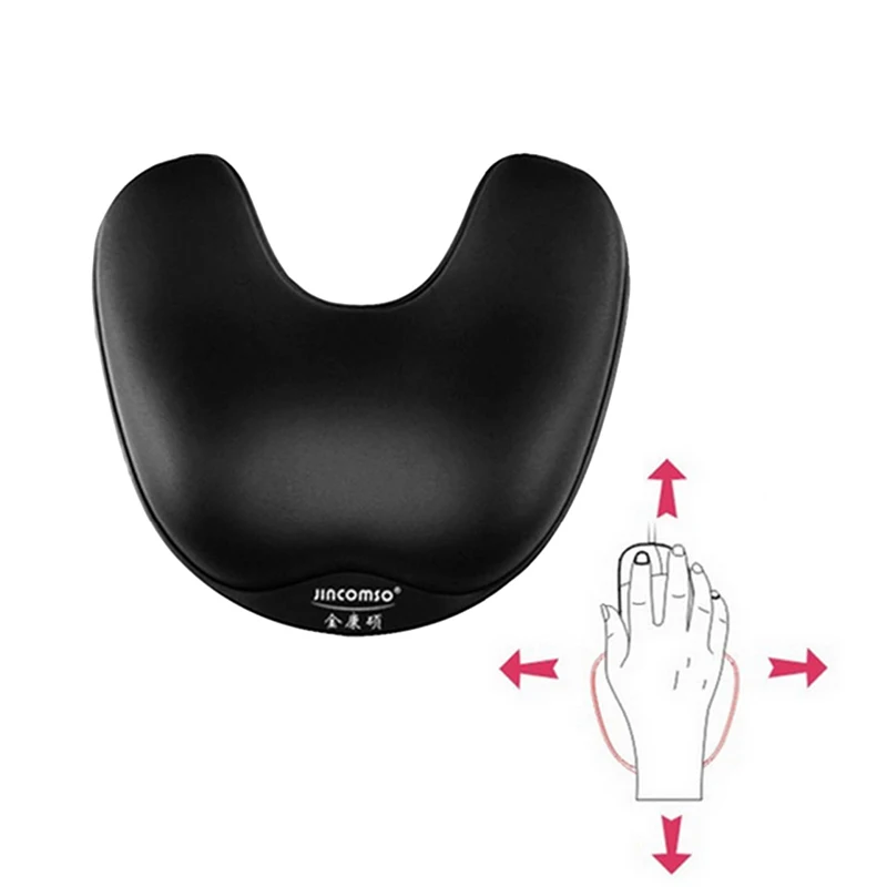 Memory Foam мышь, подставка для запястья, игровая скользящая вращающаяся подставка для поддержки ладони, эргономичный коврик для игр, ПК, компьютера, ноутбука
