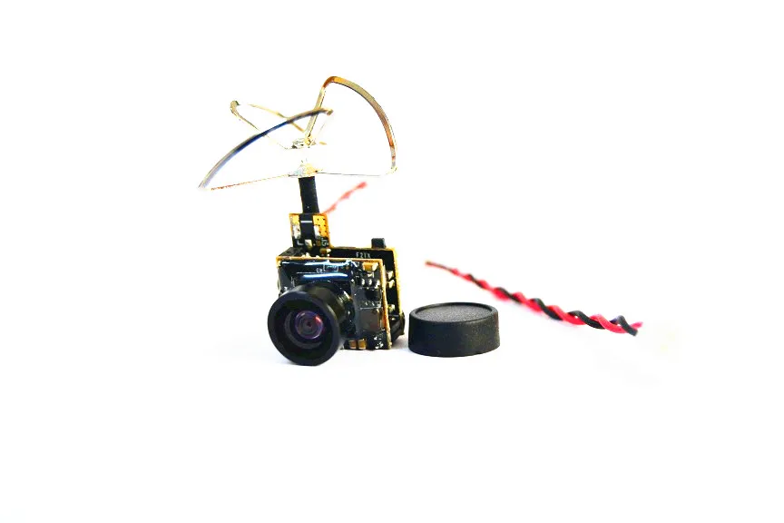 

TF 5,8G 48CH 25mW VTX 600TVL 1/3 Cmos AIO FPV камера с клеверной антенной для FPV дрона, как крошечный Whoop Blade индуктор trix и т. Д.
