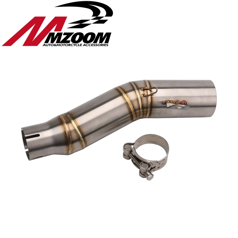 Бесплатная доставка Мотоцикл выхлопная труба глушителя центральная разъем для yamaha R6 06 14|motorcycle exhaust pipe