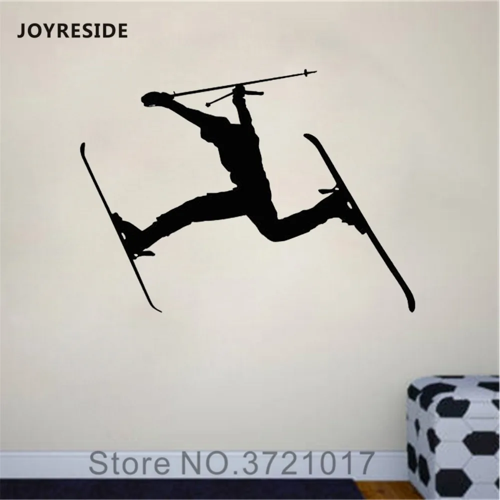Спортивная Настенная Наклейка для катания на лыжах joyliving наклейка фристайла с