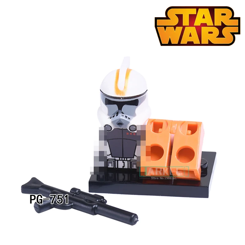 Один Звездные войны Buildable блоки йода Санта Джанго Фетт Клон Trooper военный