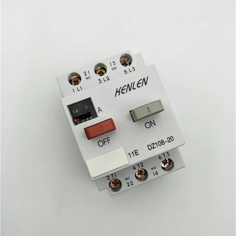 DZ108 20 20A Номинальный ток 1NO 1NC 1 1.6A автоматический выключатель защиты промышленного