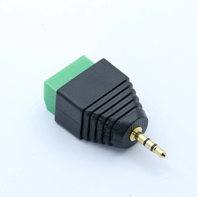 50 компл./100 шт. 3 Pin AV Balun винтовой клеммный блок до 2 5 мм jack Мужской Женский стерео