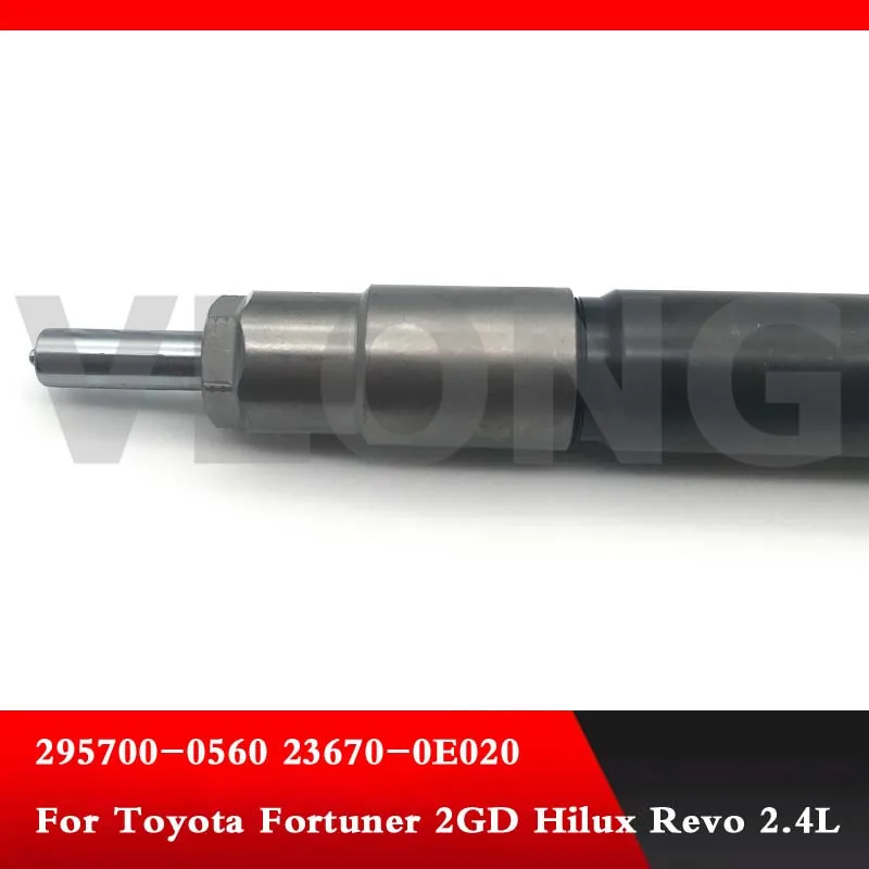 Genine и новый дизельный инжектор Common Rail 295700 0560 23670 0E020 0E040 для Toyota Fortuner 2GD Hilux Revo