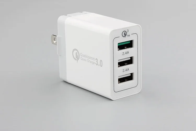 3.4A 3 порта USB зарядное устройство светодиодный дисплей быстрое зарядное устройство для телефона адаптер настенное зарядное устройство ЕС для iPhone samsung смартфонов планшетов
