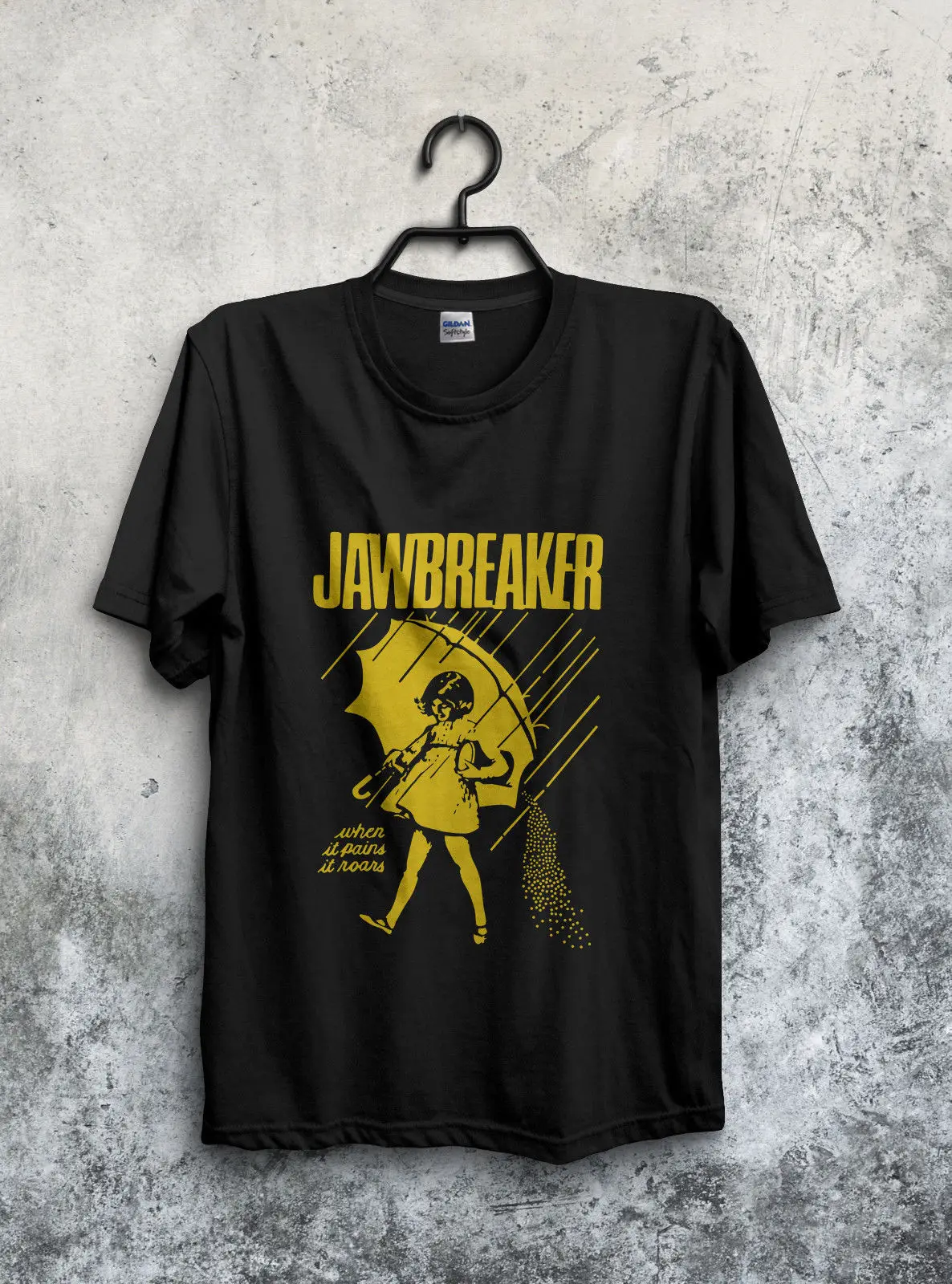 Винтаж 1993 Jawbreaker Мортон соль для девочек B футболка Перепечатка печатных Для