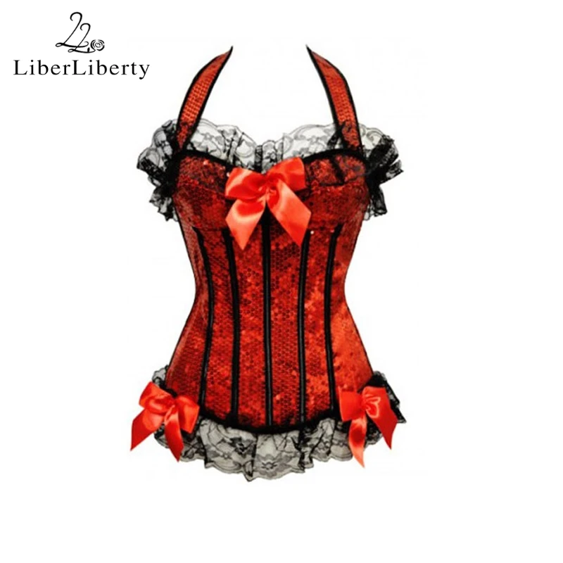 Корсет с костями сверкающий корсет сценическое нижнее белье для женщин