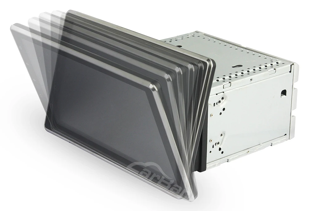Carbar 10," Android 9,0 2 Din универсальный автомобильный DVD gps стерео радио плеер вверх вниз настроить экран Встроенный DVD DSP с ips экраном